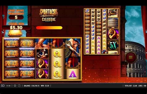 spartacus super colossal reels slot - spartacus super colossal reels